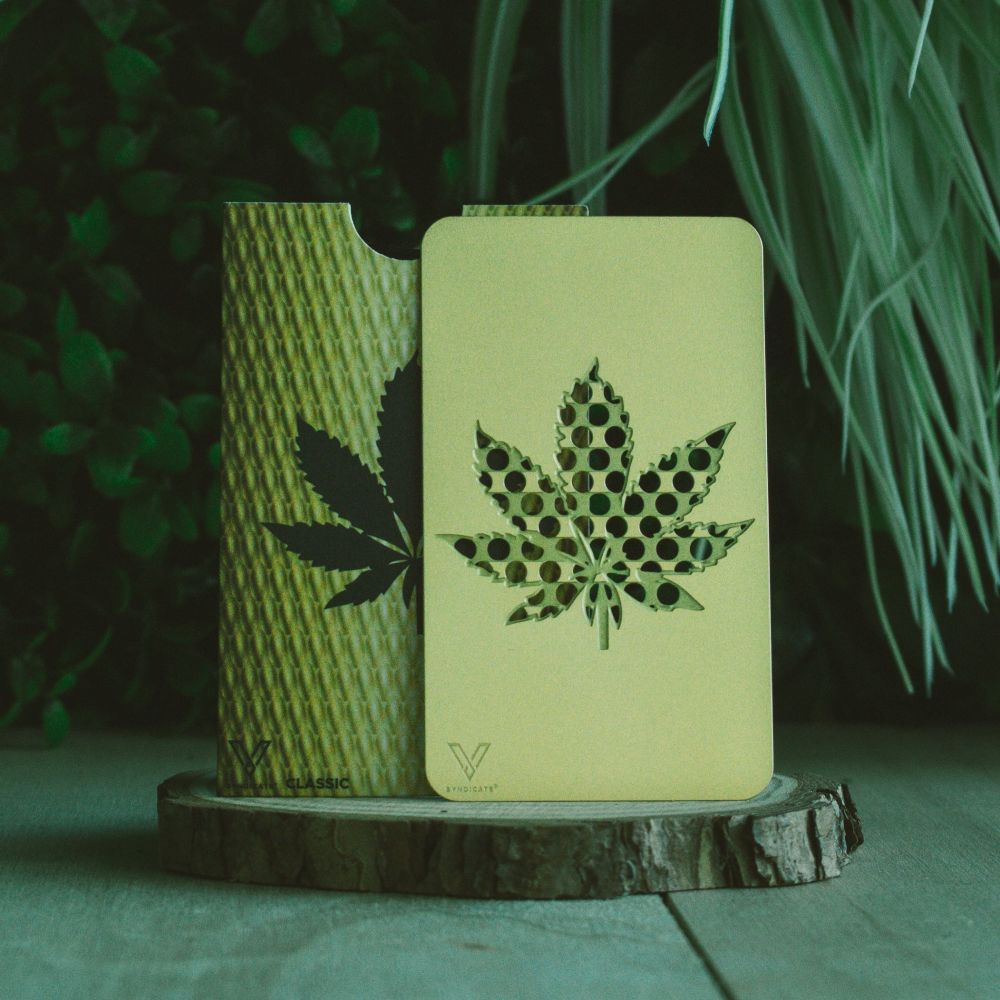 Grinder Carte V-Syndicate leaf gold