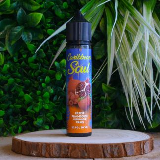 Fraise Framboise Grenade Frais - Caribbean Soul - 50ml